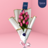 🌹 Ramo de 12 Rosas Rosado Fusion