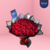 🌹 Ramo Buchón de 50 Rosas Rojas "AURORA"