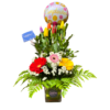 Arreglo de tulipanes y gerberas