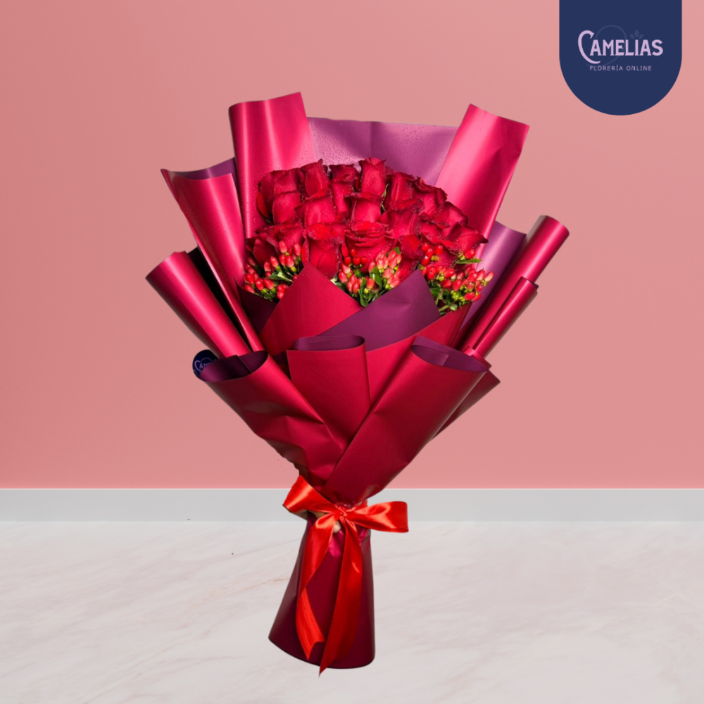 Ramo de rosas rojas âNewarkâ