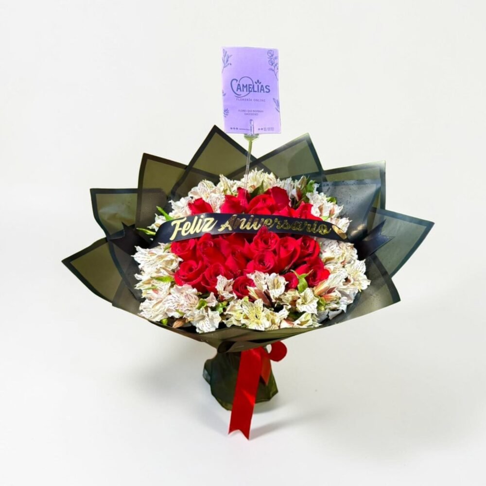 Ramo buchón de rosas rojas “Sohpia”