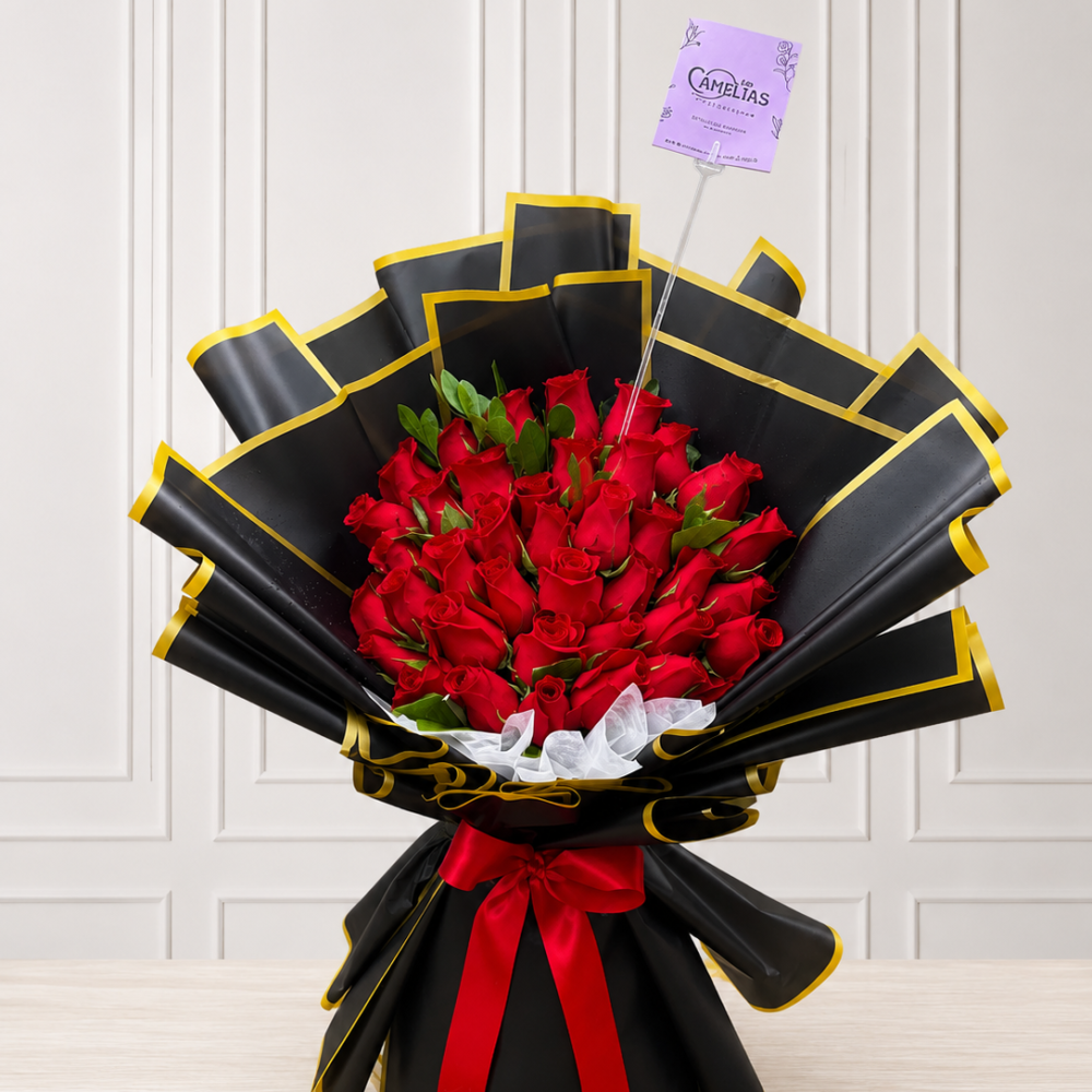 Ramo de rosas rojas premium "PRISCILA"🌹