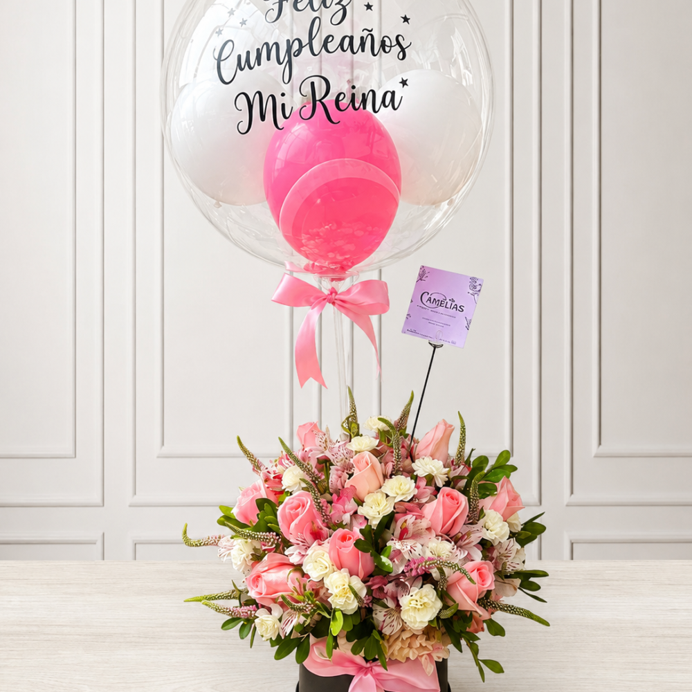 Box de rosas "Luz" 🌸