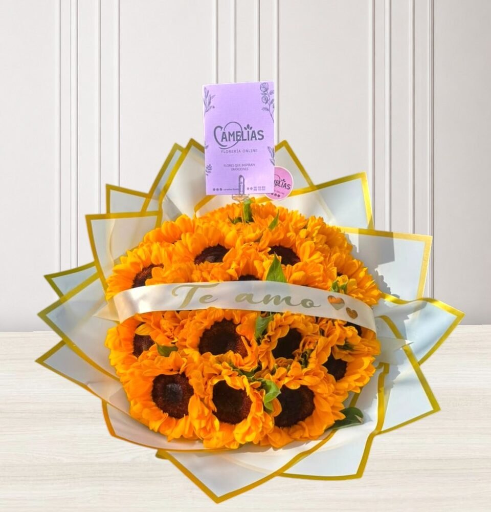 Ramo de 20 girasoles "Ada" 🌻