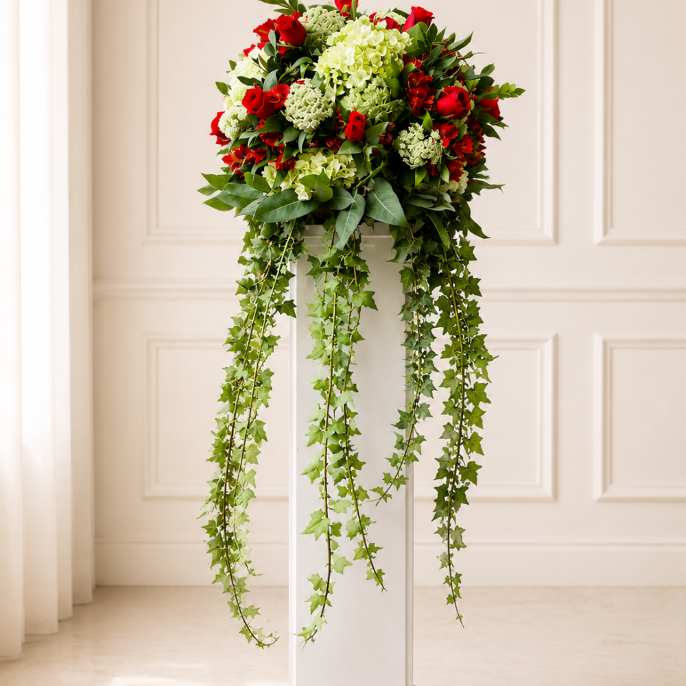 Pedestal floral mediano "Tae"